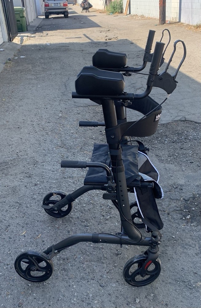 Vive Mobility Upright Rollator - Walker w/Foldable Seat-PICK UP ONLY