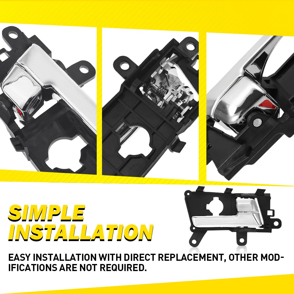 2PCS Interior Door Handle Front Driver & Passenger Side For Kia Optima 2011-2013