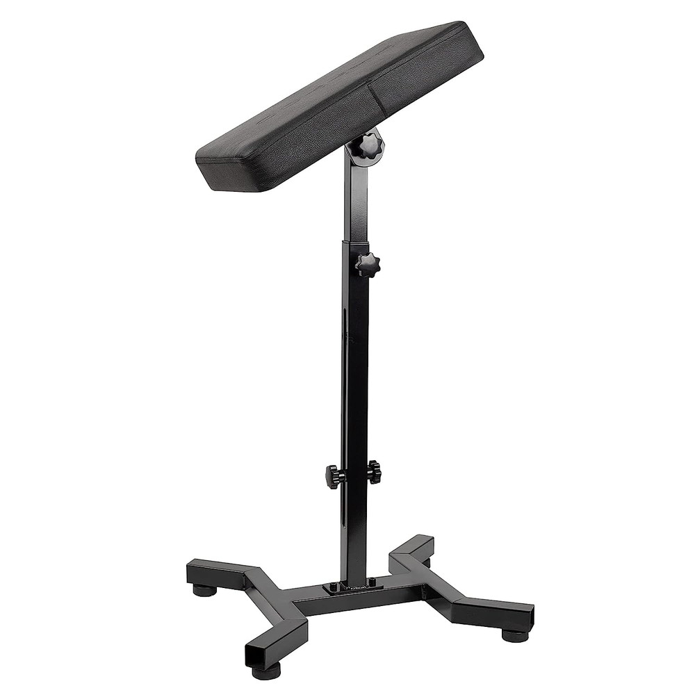 Foldable Portable Tattoo Arm Rest Stand Soft Leather Stable Adjustable Height