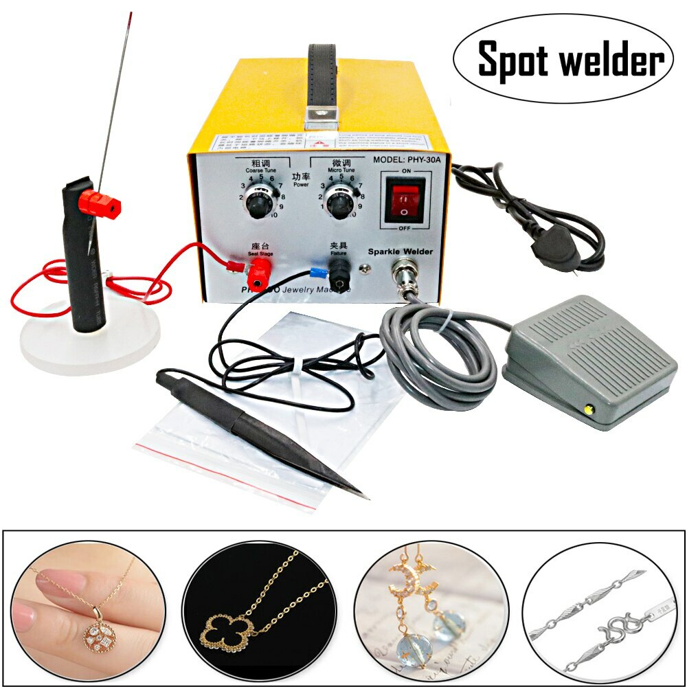 30A Spot Welding Machine Pulse Circle Welding Equipment Jewelry Making Tools