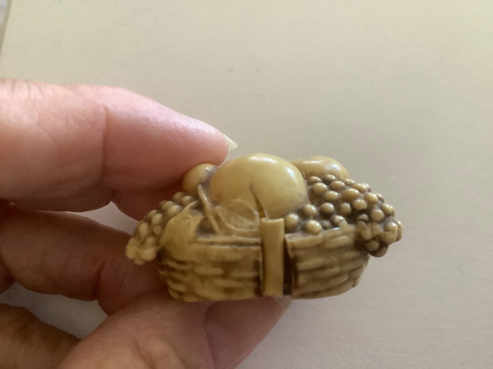 Anique Celluloid Fruit Basket Tape Measure