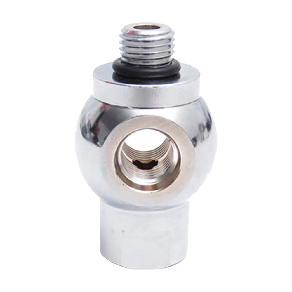Diving Regulator Adapter 3 Ways Chrome Plated Brass First