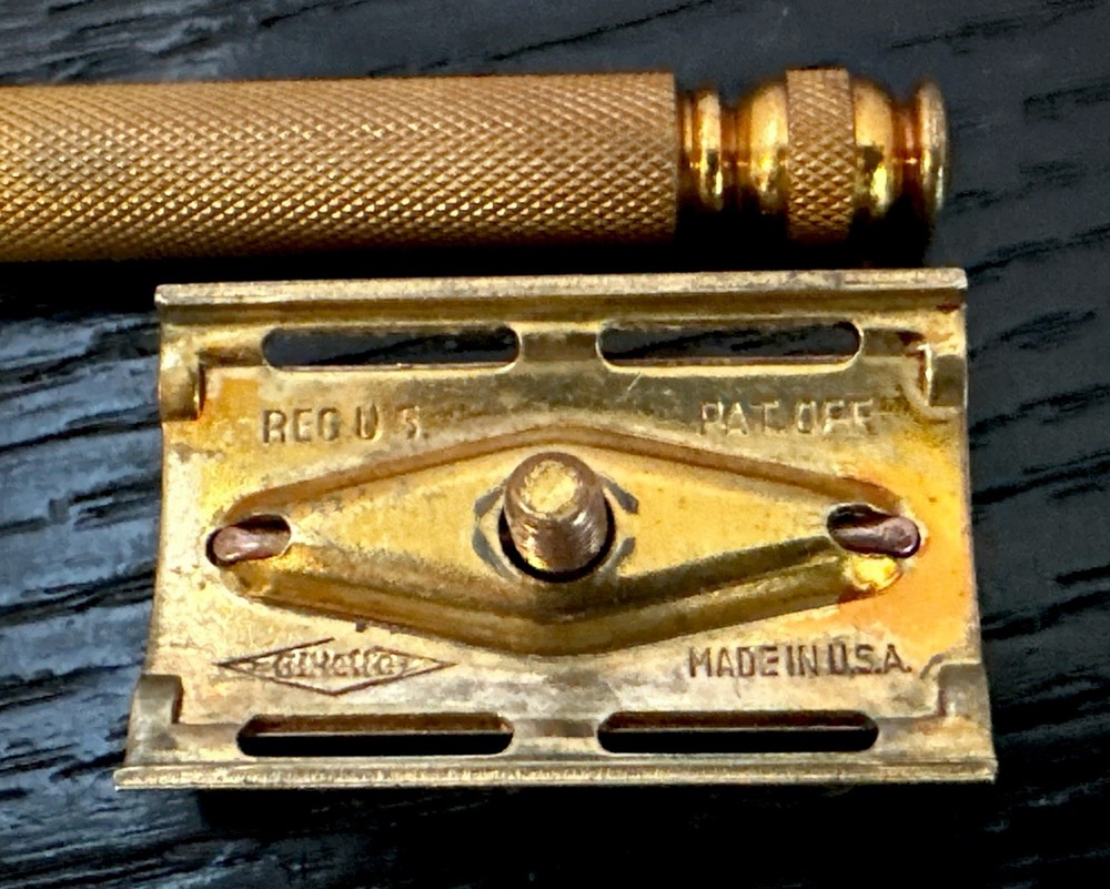 Gillette Gold Ball End Tech Safety Razor/61 grams