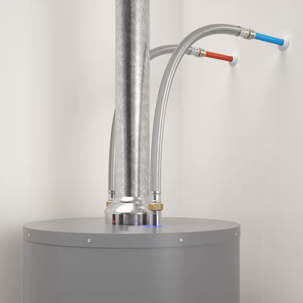 Max 3/4 In. Push-To-Connect X 3/4 In. FIP X 18 In. Braided Stainless Steel Water