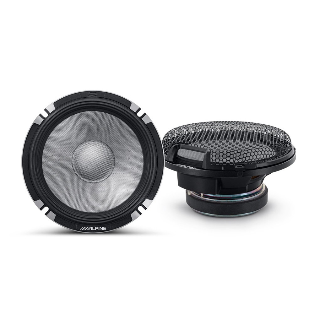 Alpine R2-S653 6.5" R-Series Pro High-Resolution 3-Way Component Speaker Set,...