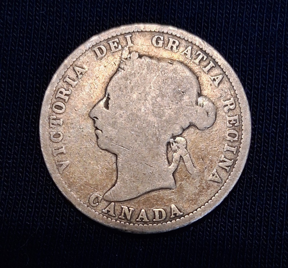 CANADA-1890-H QUARTER-NICE GOOD