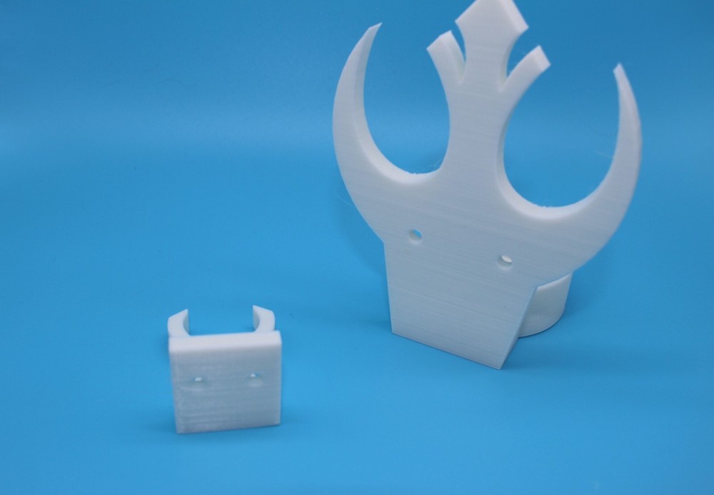 White Lightsaber Wall Mount REBEL