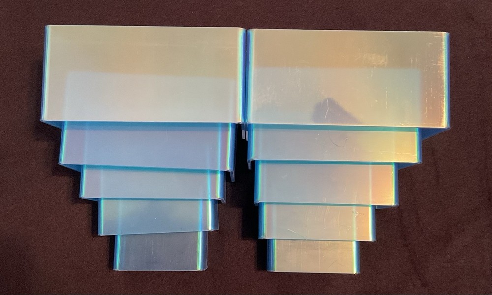 10 Pcclear Acrylic Display Riser Set