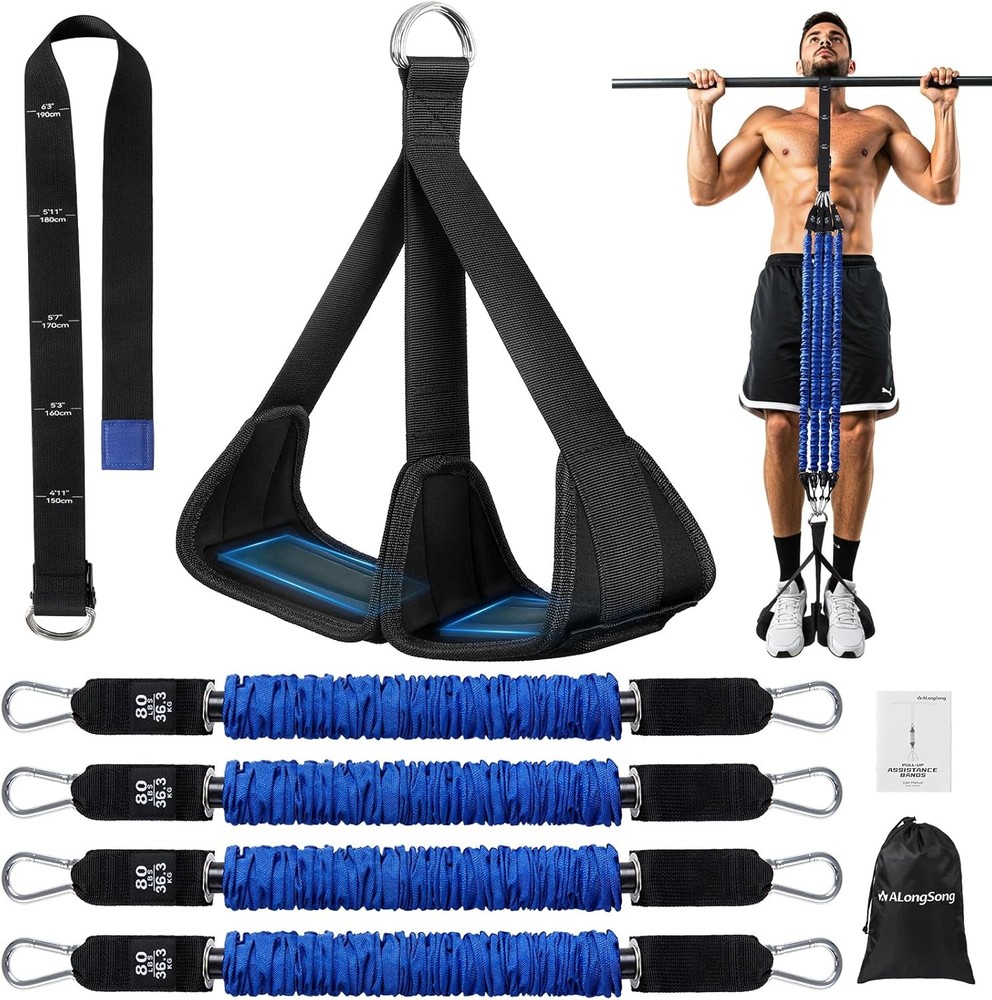 Pull Up Assist Band with Foot Pedal 80lbs
