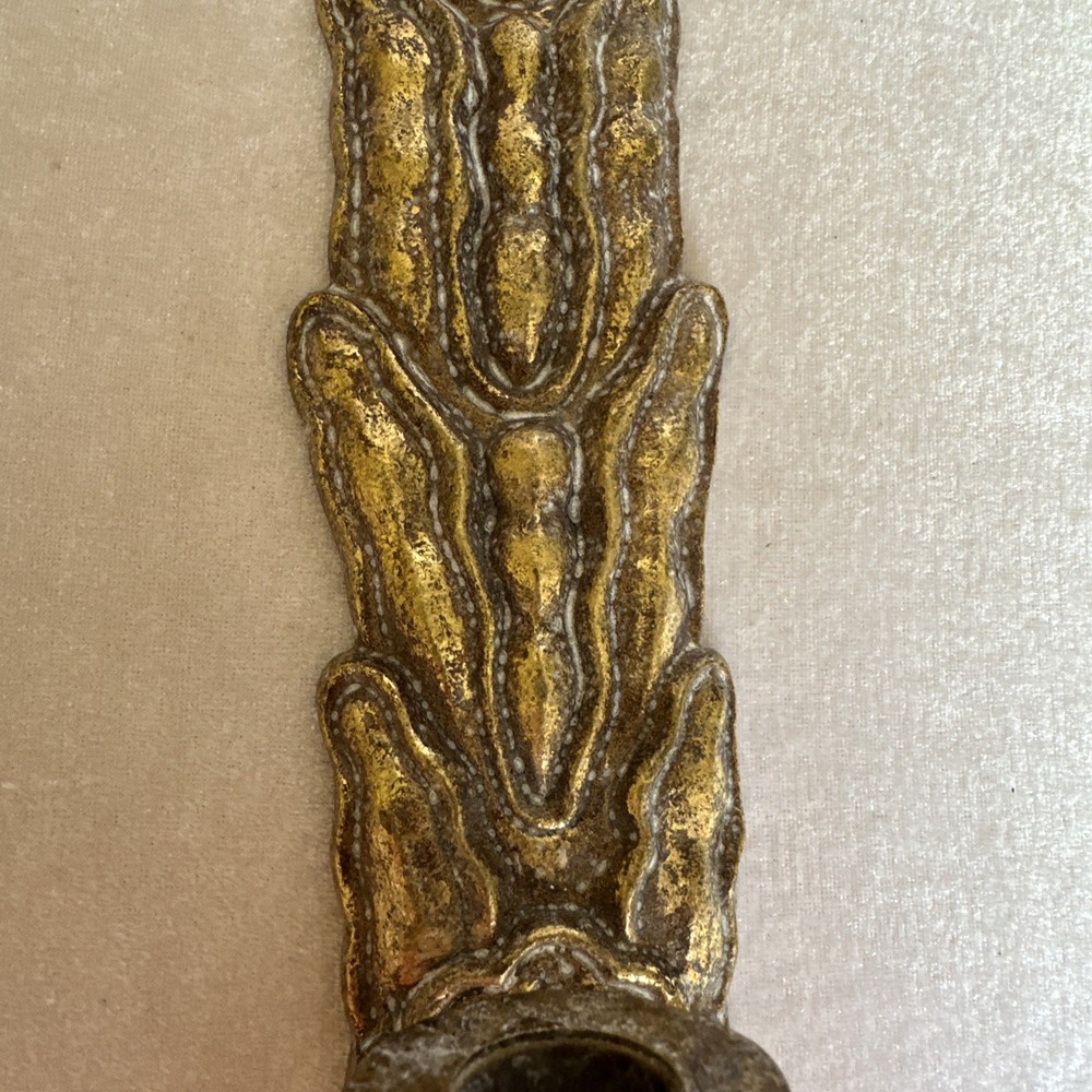 Antique Gold Metal Wall Sconce