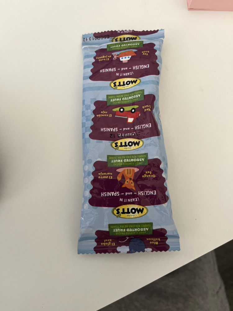 Mott's Fruit Snacks ERROR Pack, 2 Packs in 1
