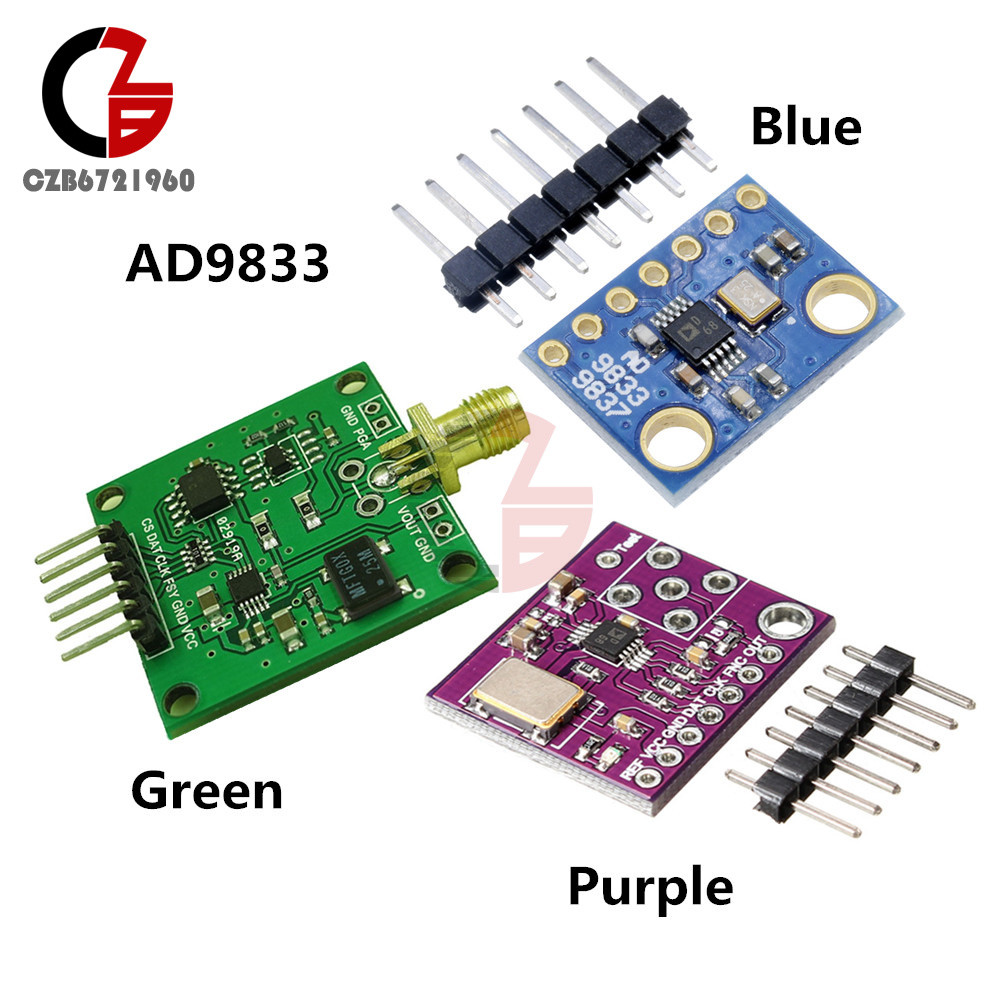 Multicolor AD9833 DDS Signal Generator Module Programmable Microprocessors Sine
