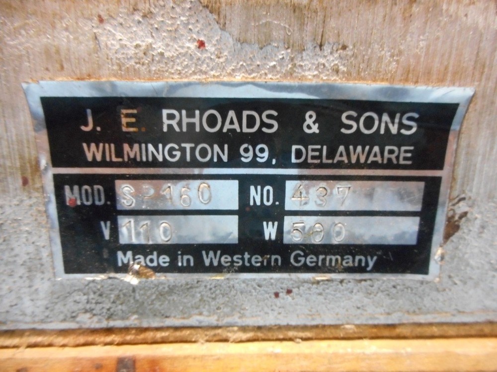 J.E. RHOADS & SONS, HEATING TOOL, SP160, 437, 110V, 500 W