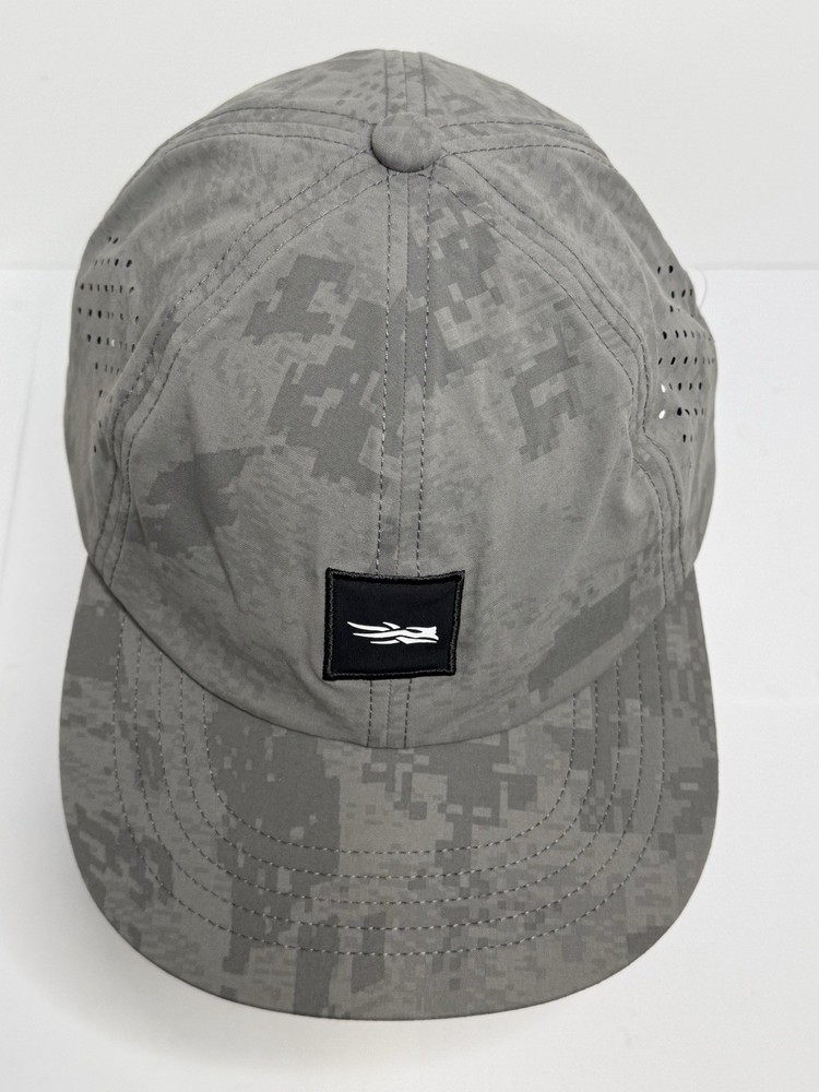 Sitka Gear Lo-Pro Unstructured Lightweight Gray Adjustable Strapback Hat Cap