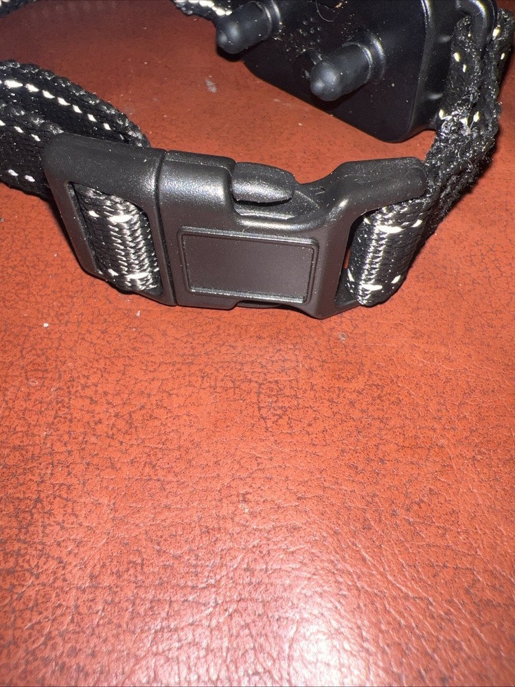 Dinjoo Black Rechargeable Adjustable Vibration Shock Bark Training Collar