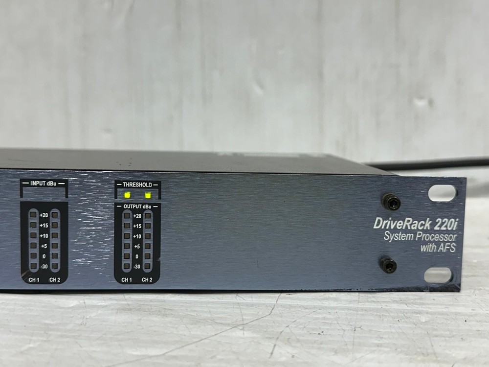 DBX Drive Rack 220i System Processor With AFS #5146 (One) THS