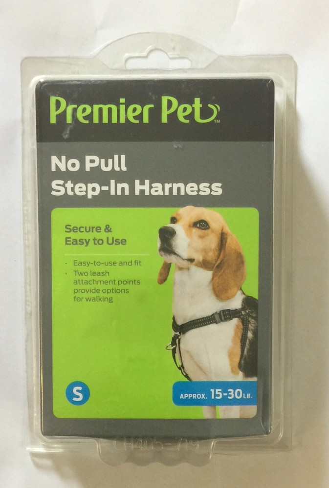 Premier Pet No PUll Step-In Harness Size SMALL Approx 15-30 pounds Sealed ~