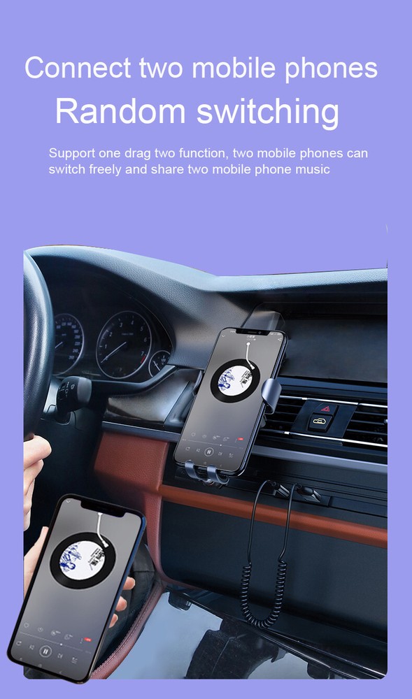 Bluetooth Audio Cable Handsfree Receiver Handsfree Car Bluetooth Transmitter AUX