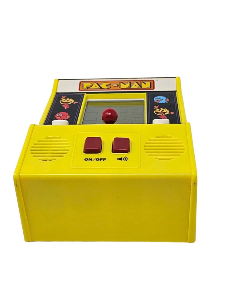 Pac-Man Mini Arcade Classic Retro Handheld Electronic Game by Basic Fun - Tested