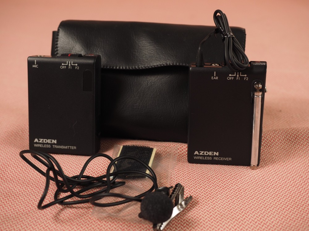 Azden WM-10 II WR-10 II Wireless Microphone Transmitter Receiver