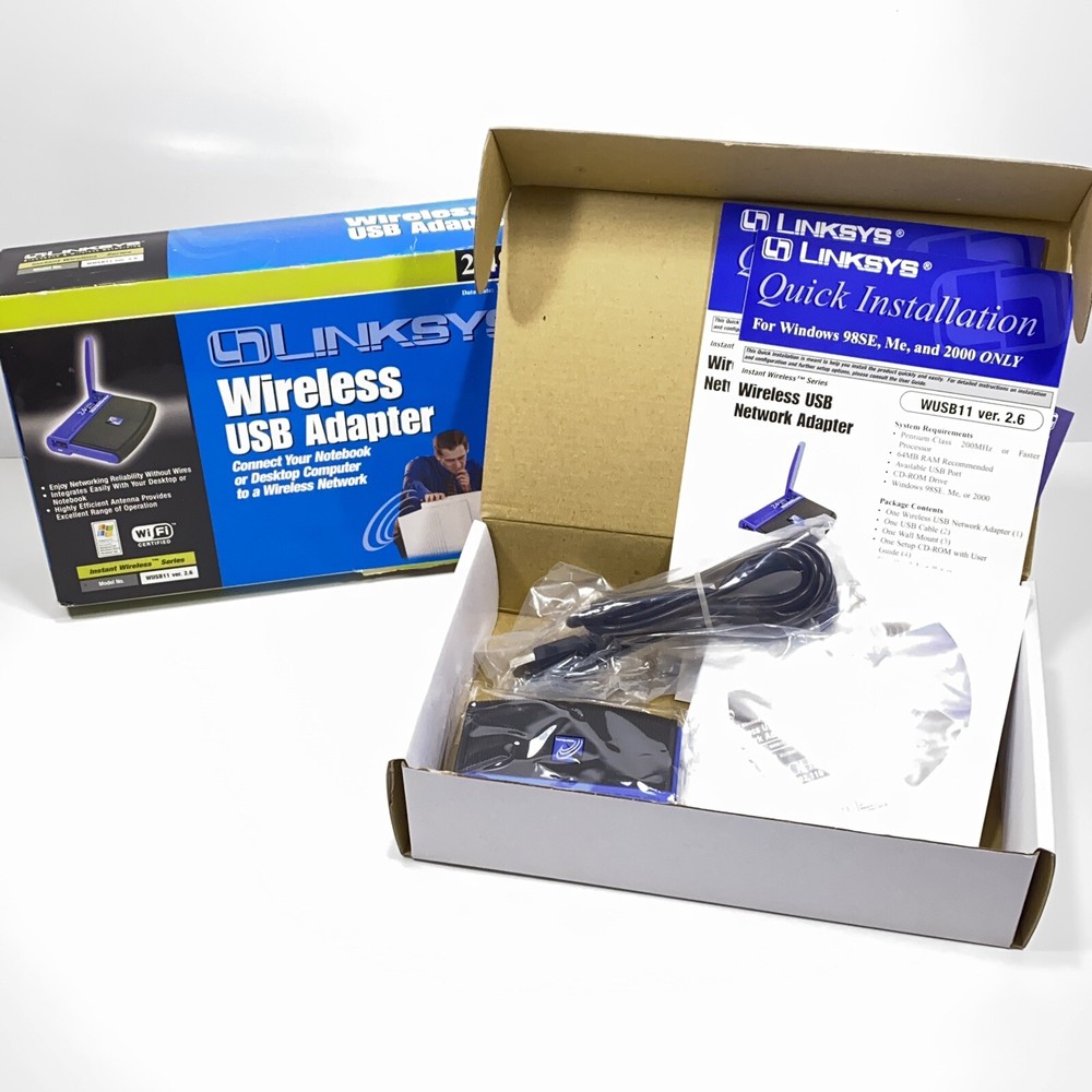 LINKSYS Wireless-B USB Network Adapter Model No: WUSB11