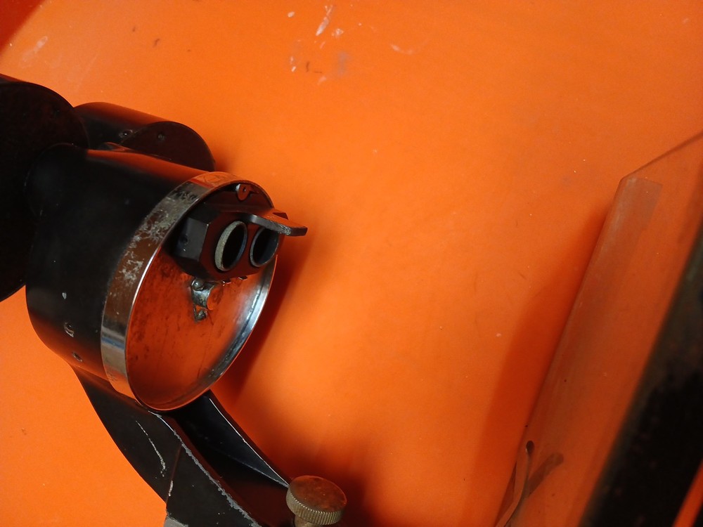 Vintage Spencer Microscope - Binocular. W/ Cabinet