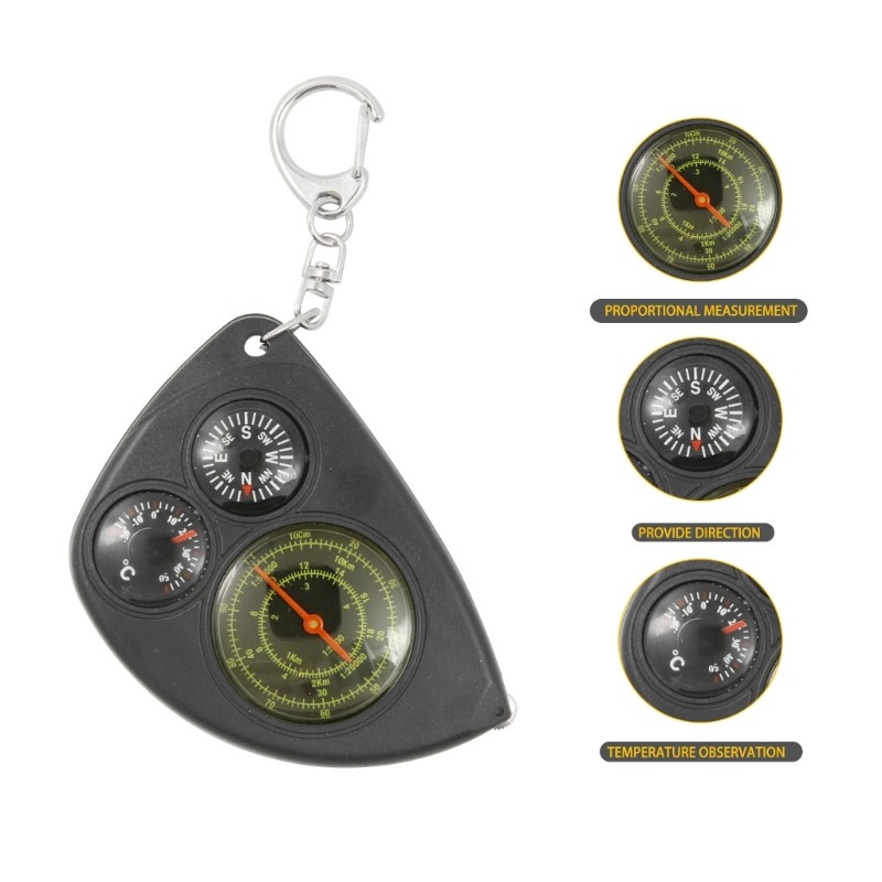High precisions Hiking Compasses Outdoor Navigation Tool Portable Keychain