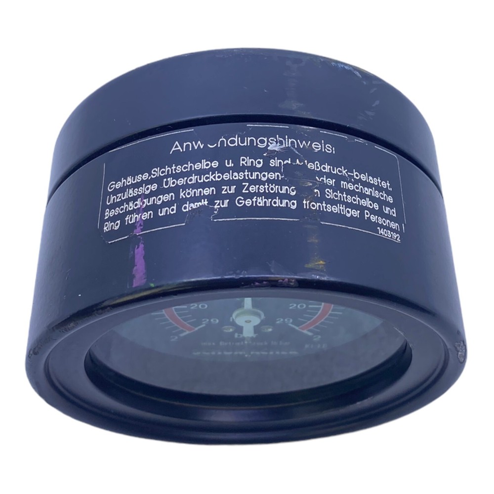 Shoemaker Manometer KL 1.6 16bar