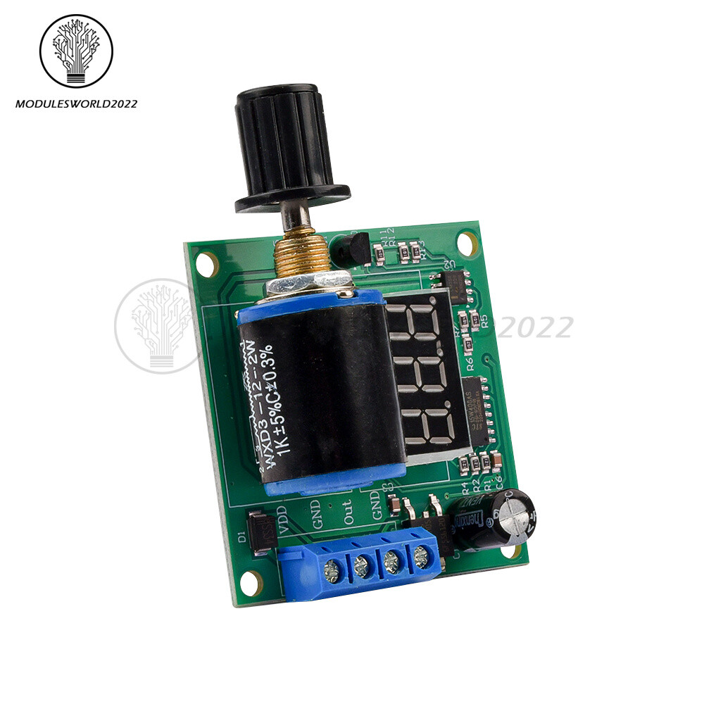 Adjustable Digital Current Signal Generator Module Board DC 0.1mA/4-20mA