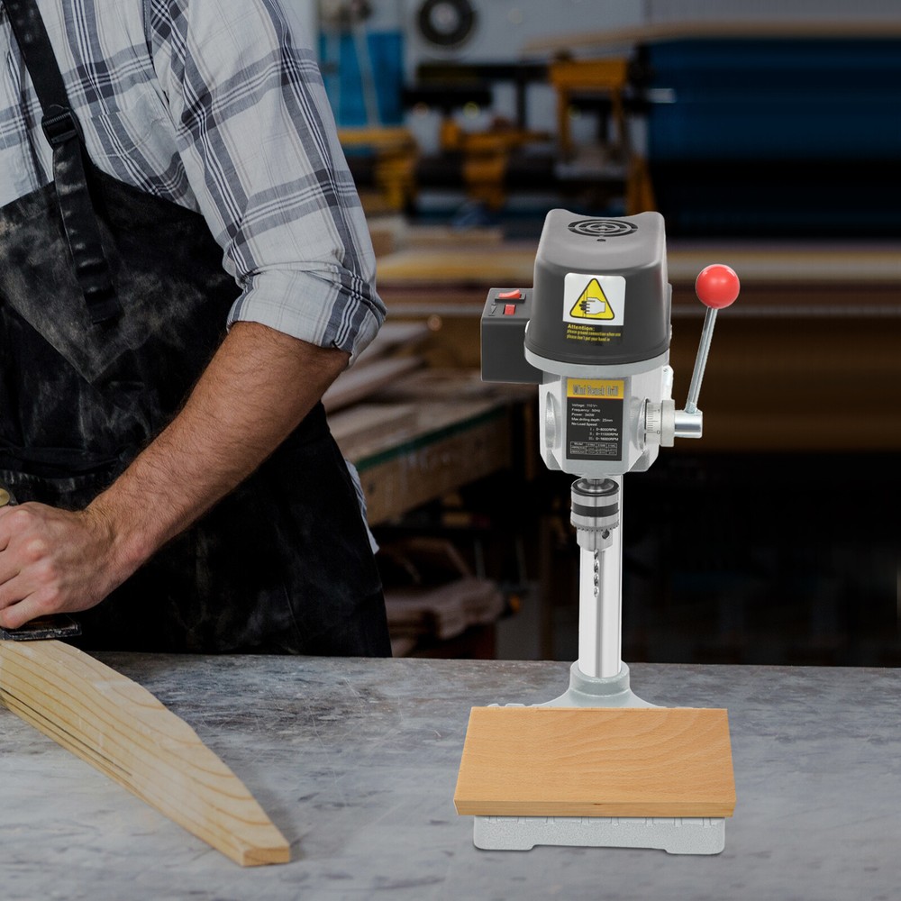 Electric Portable Corded Mini Drill Press Bench Worktable Drilling Machine
