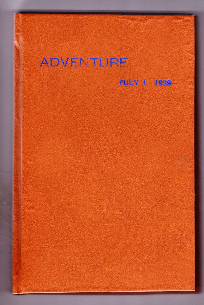 Adventure July 1 1929 Hard Cover