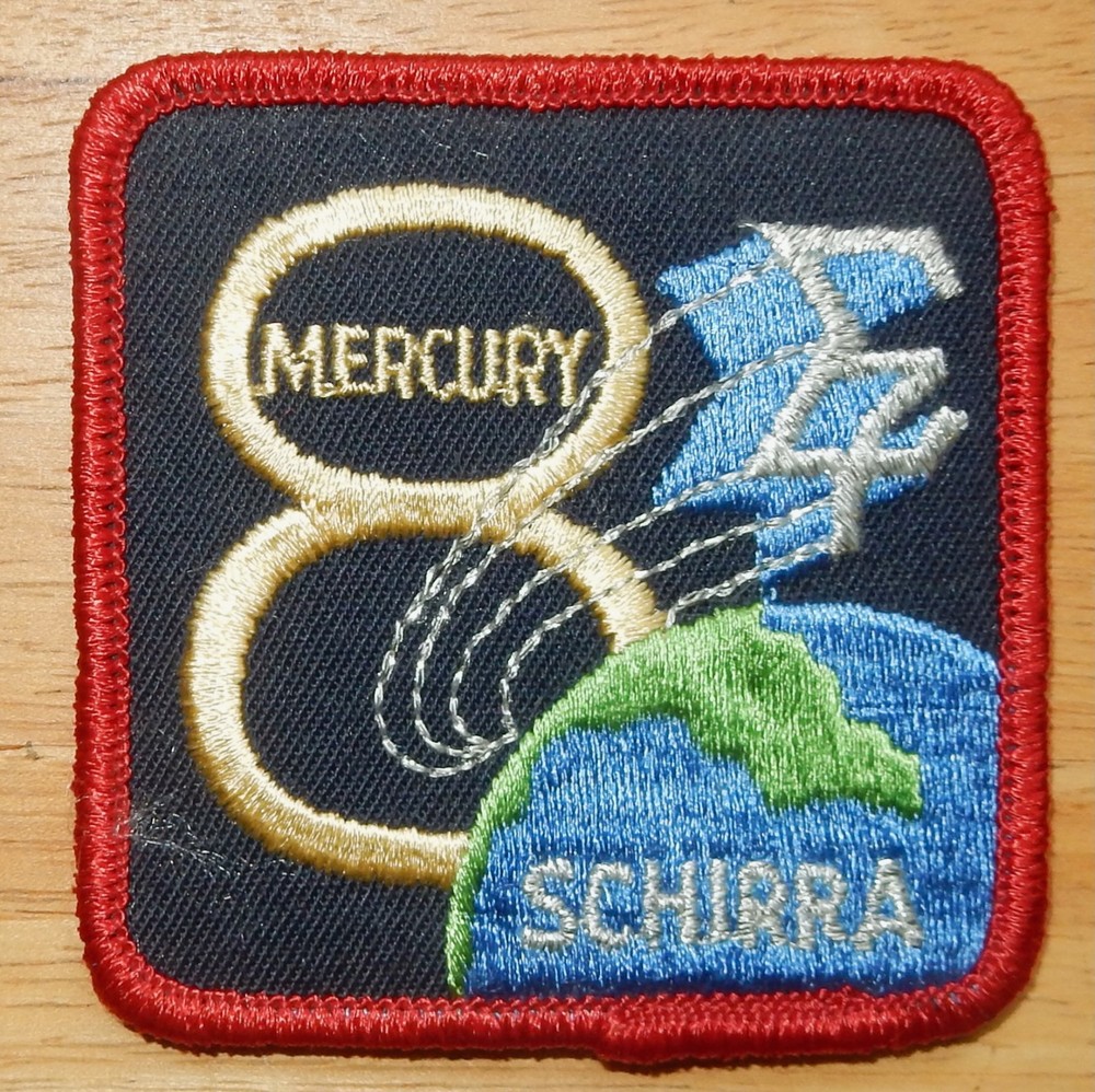 NASA Mercury 8, Schirra Iron-On Patch (1962)