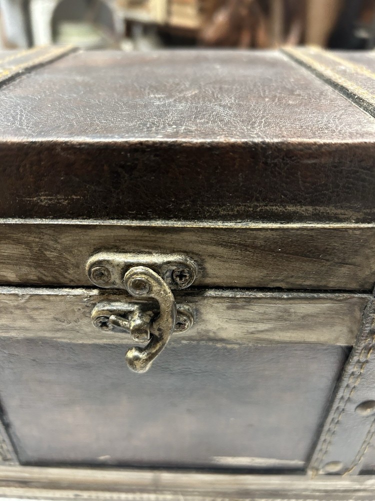 Small Childs Antique Trunk Chest