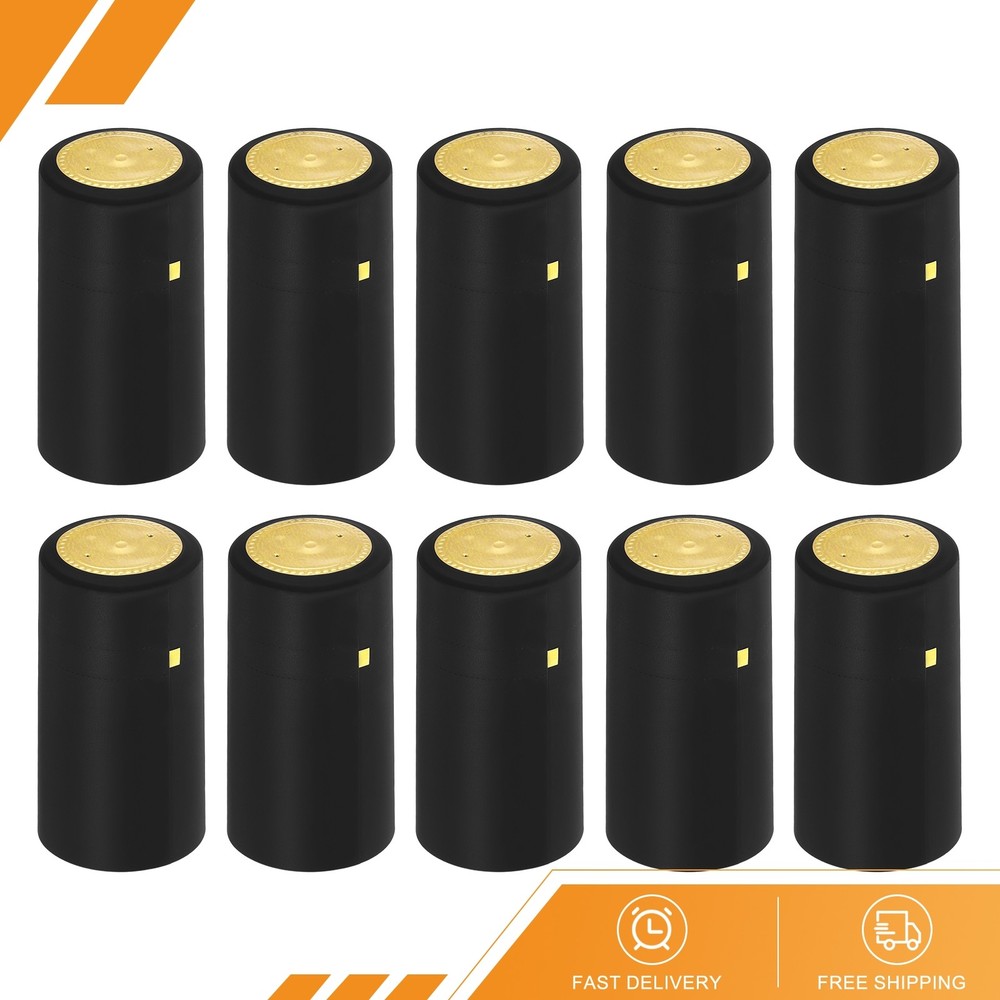 100Pack Heat Shrink with Tear Tab Wine Shrink Cap 30x60mm