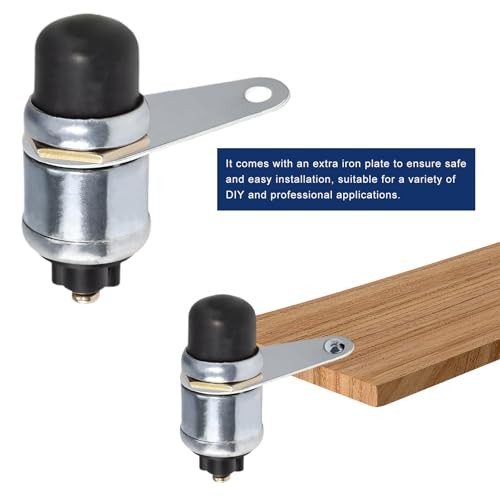 Push Button Starter Switch, 12V 50A Waterproof Push Button Momentary Start 1 PC