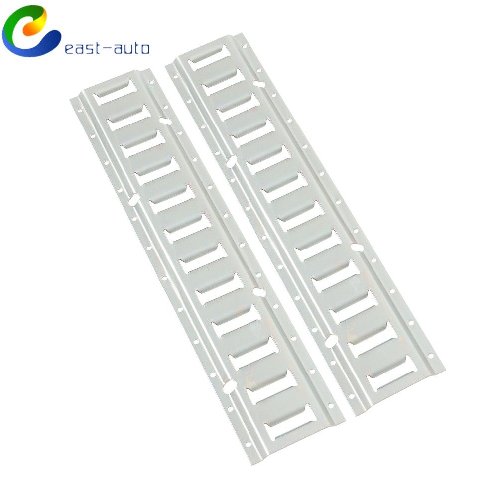 Silver Galvanized 6 Pack 2' E Track Rails For Motorcycle Cargo Trailer Truck Van