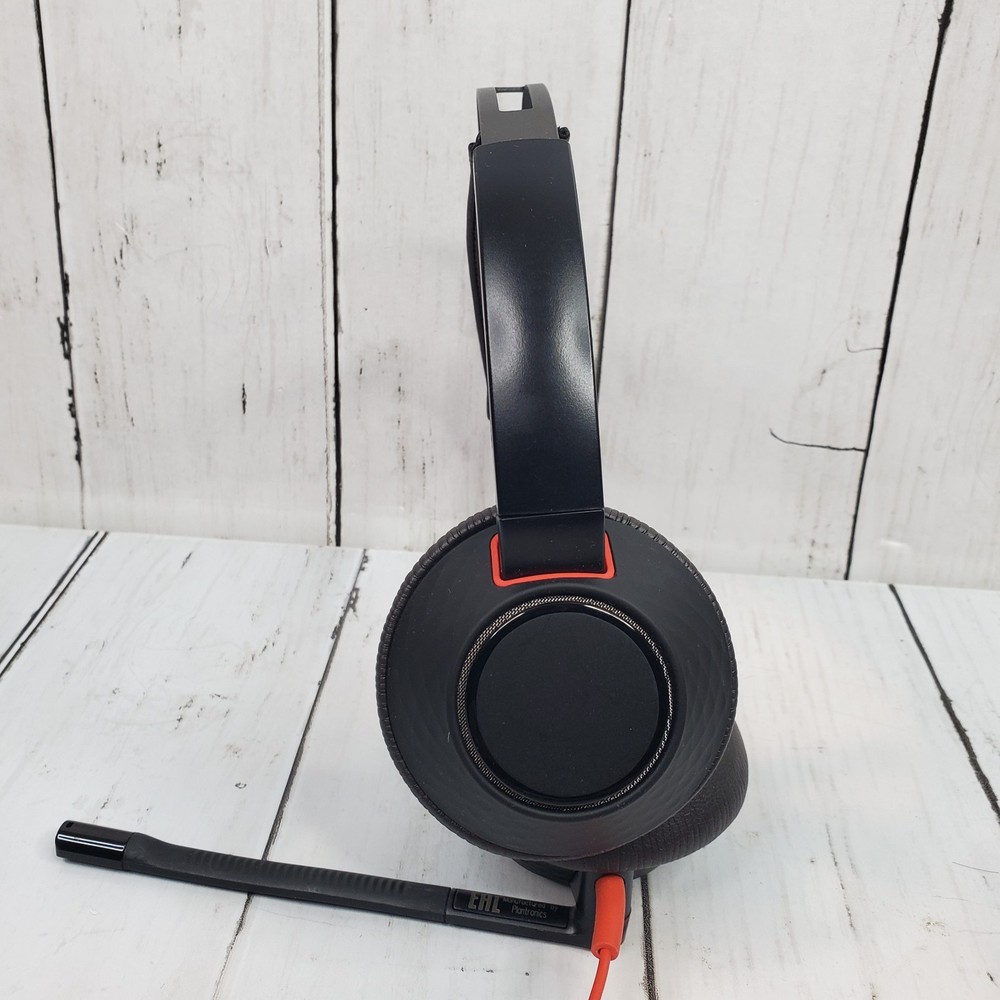 Plantronics Poly Blackwire 5220 Stereo USB-C & 3.5mm Wired Headset With Mic EUC
