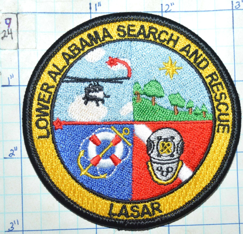 LOWER ALABAMA SEARCH & RESCUE LASAR PATCH