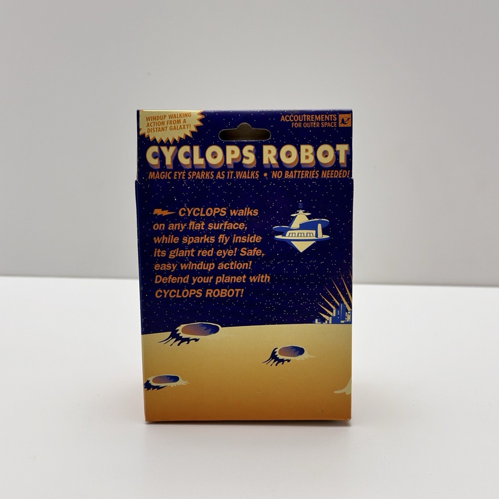 Accouterments Outer Space Cyclops Robot Eye Sparks Wind Up Walking Action