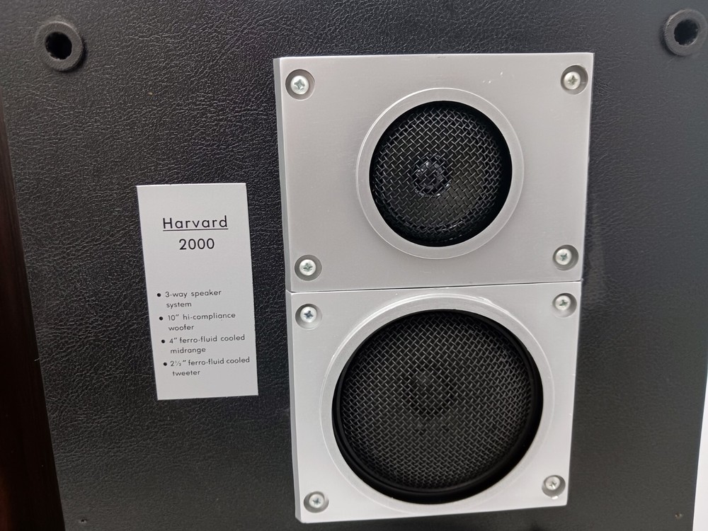 Vintage Harvard 2000 3-Way Floor Speakers - WORKS