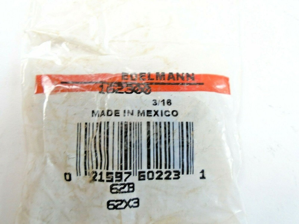 Edelmann 162300 3/16 Compression Union Qty 1pc
