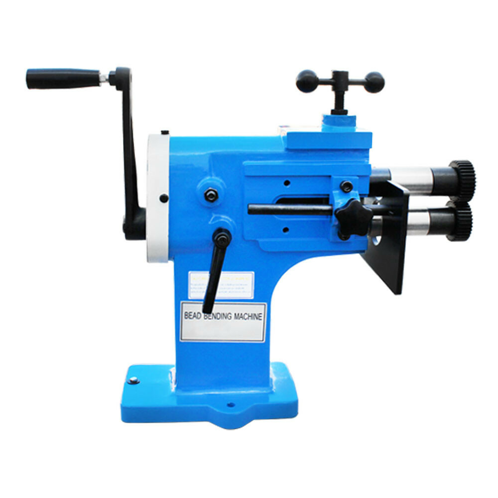 8" Throat BEAD BENDER Machine 18 Gauge Bending Roll 4 Roller Die Sets
