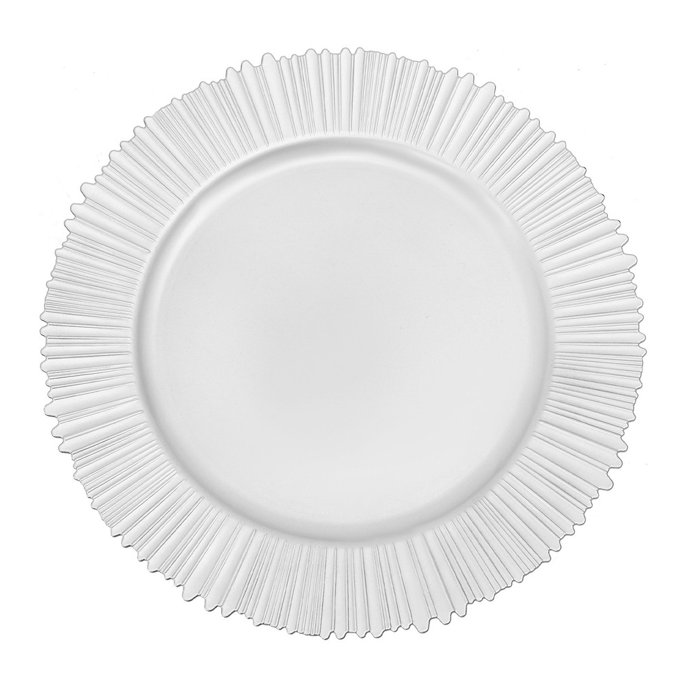 100* PP Plates Set 12.99 in Round Party Plates BBQ Stackable Reusable Plates