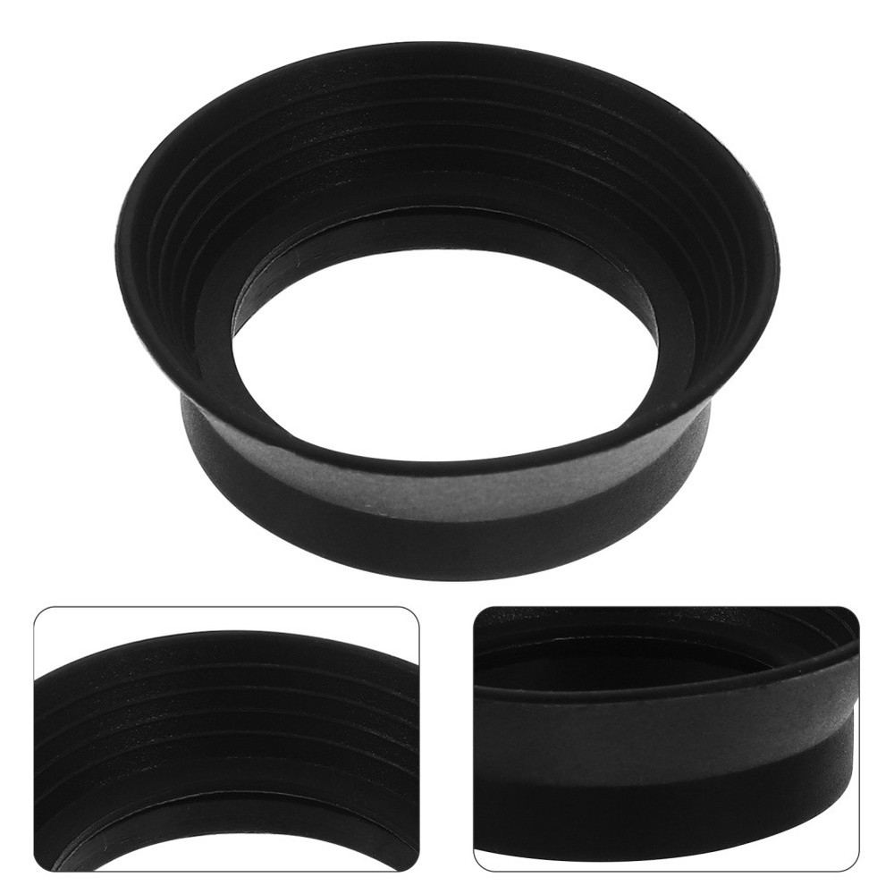 4 Pcs Microscope Accessories Eyepiece Eyecup Foldable Replacement for Telescope