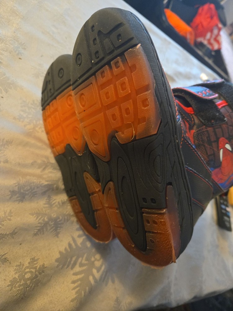 Marvel Spider-Man Boys' Winter Snow Boots Size 10