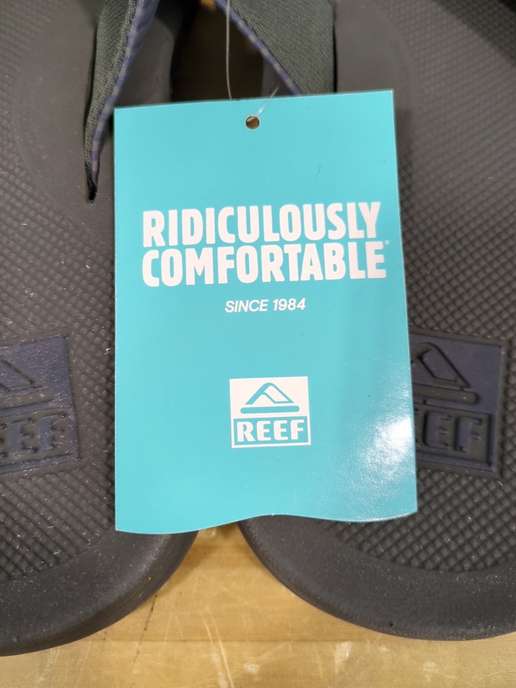 NWT Men’s Reef Phantom II Grey/Navy High Arch Support Size 9