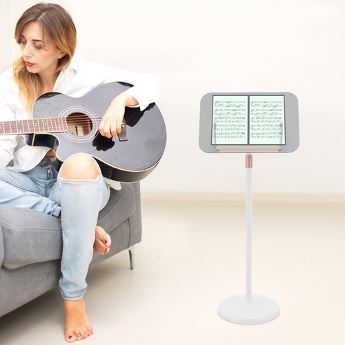 Adjustable Height Floor Lectern Podium Stand for Presentations and Laptops