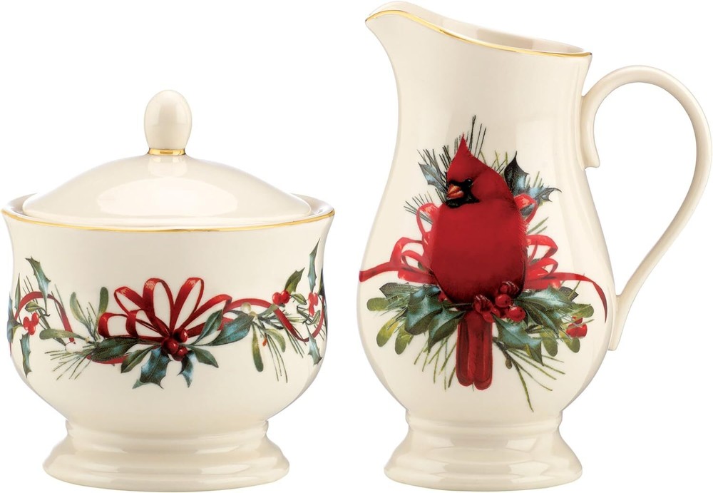 Winter Greetings Sugar & Creamer Set
