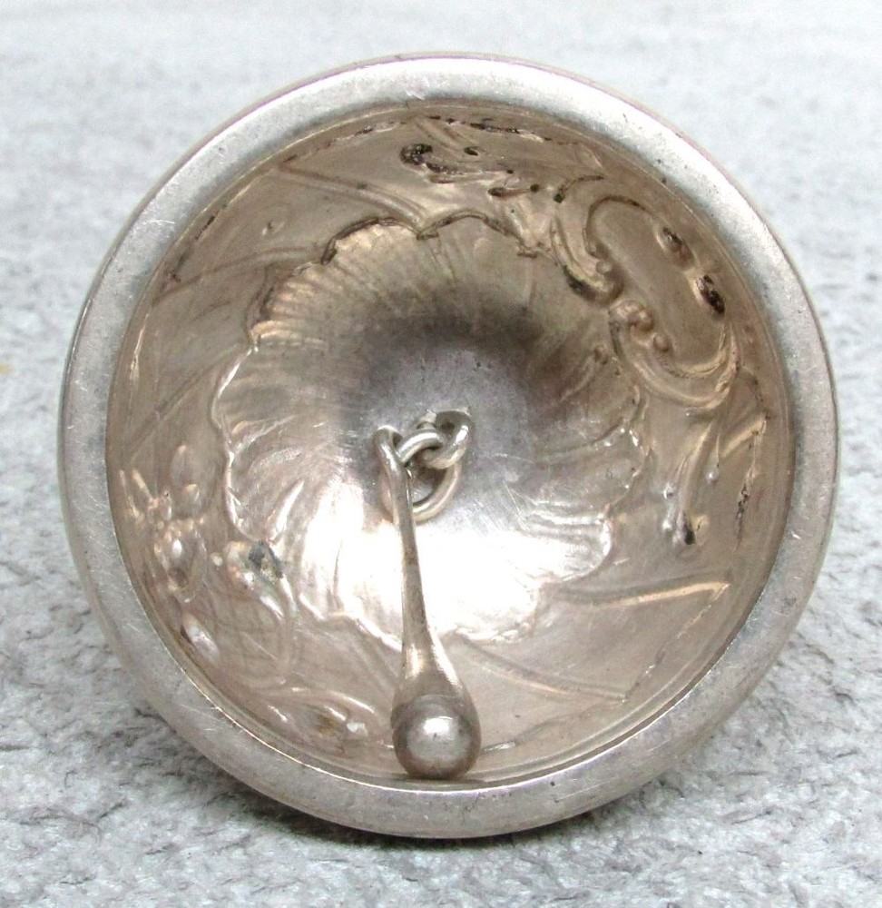 ORIGINAL 19th CENTURY GERMAN SILVER DINNER BELL
