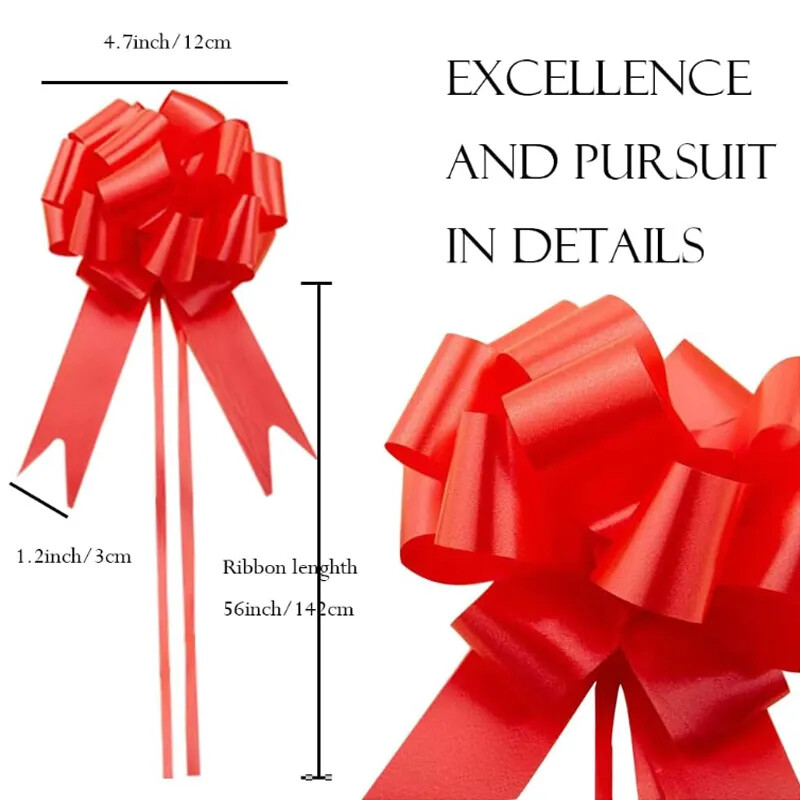 Pull Bows 12*20cm Wedding Car Gift Wrap Ribbon Decorations Florist WATERPROOF